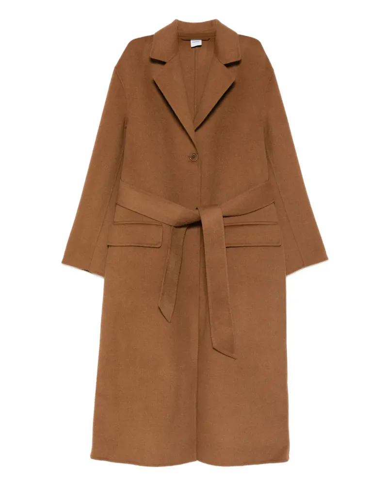 ASPESI belted pocket coat - Braun Braun