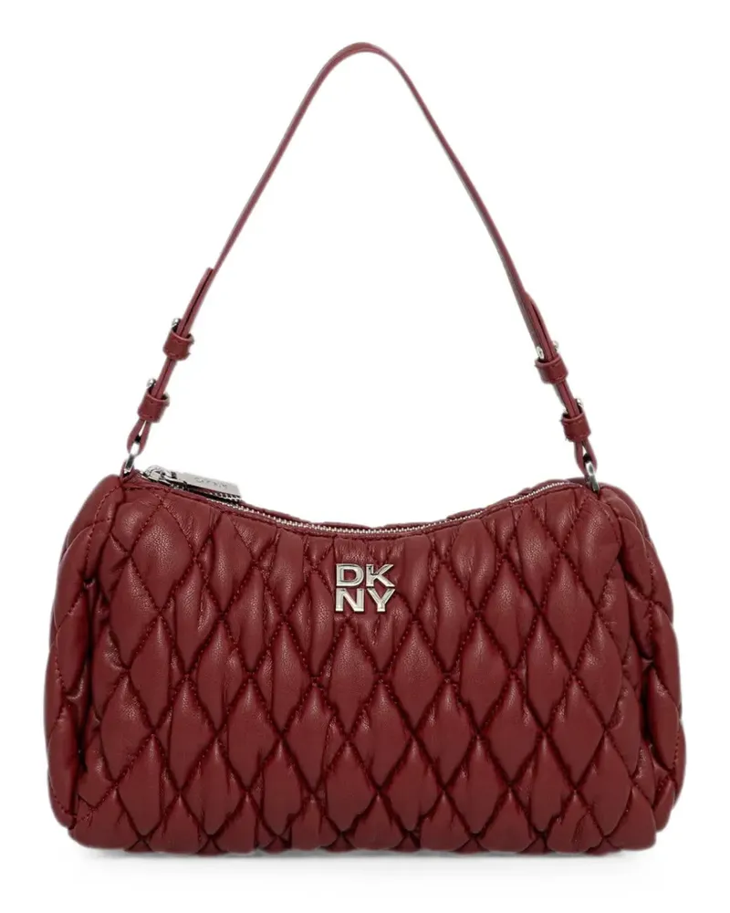 DKNY Gesteppte Schultertasche - Rot Rot