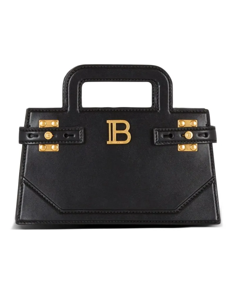 Balmain Kleine B-Buzz Handtasche - Schwarz Schwarz