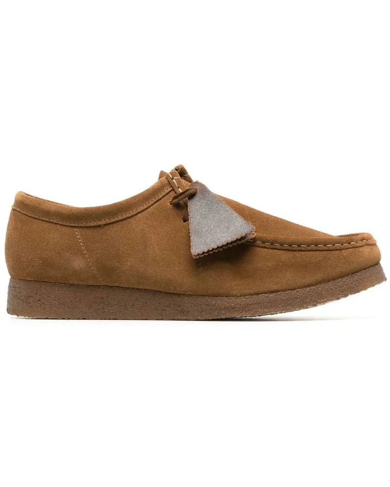 Clarks Wallabee Loafer aus Wildleder Braun