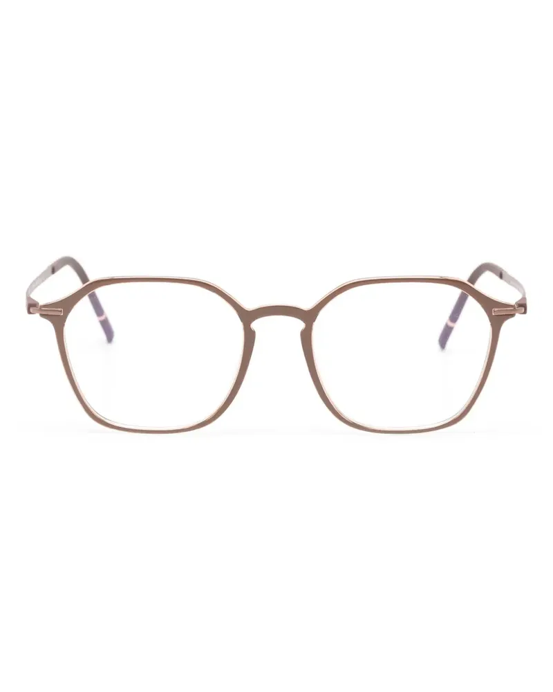 Silhouette geometric-frame glasses - Braun Braun