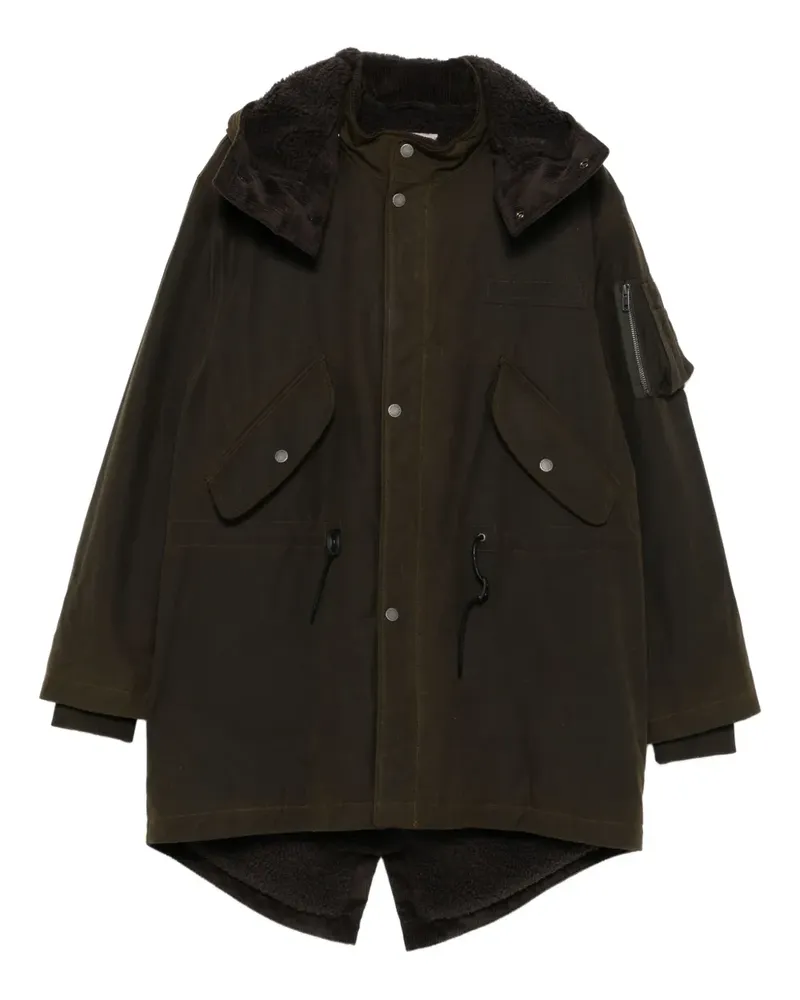 Baracuta Jacke mit Cordkragen - Grün Grün