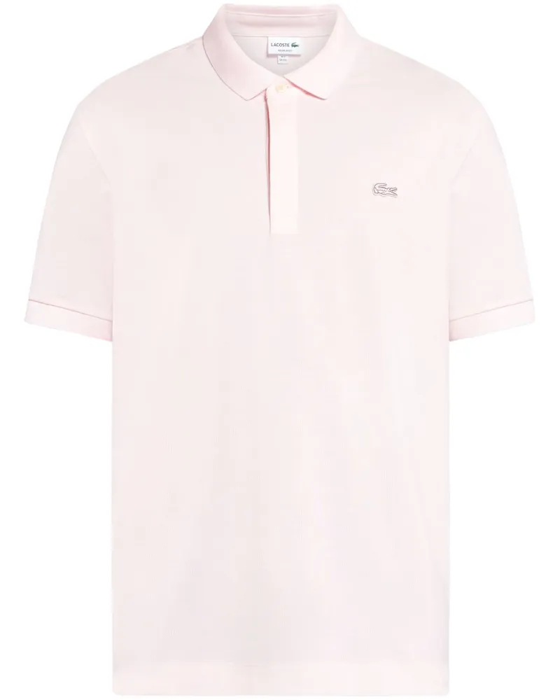 Lacoste Poloshirt mit Logo-Applikation - Rosa Rosa