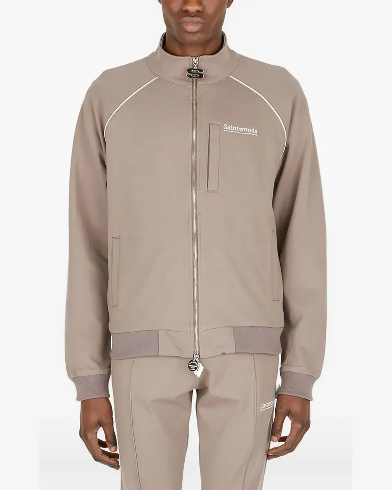 Saintwoods Cardigan mit Reißverschluss - Nude Nude