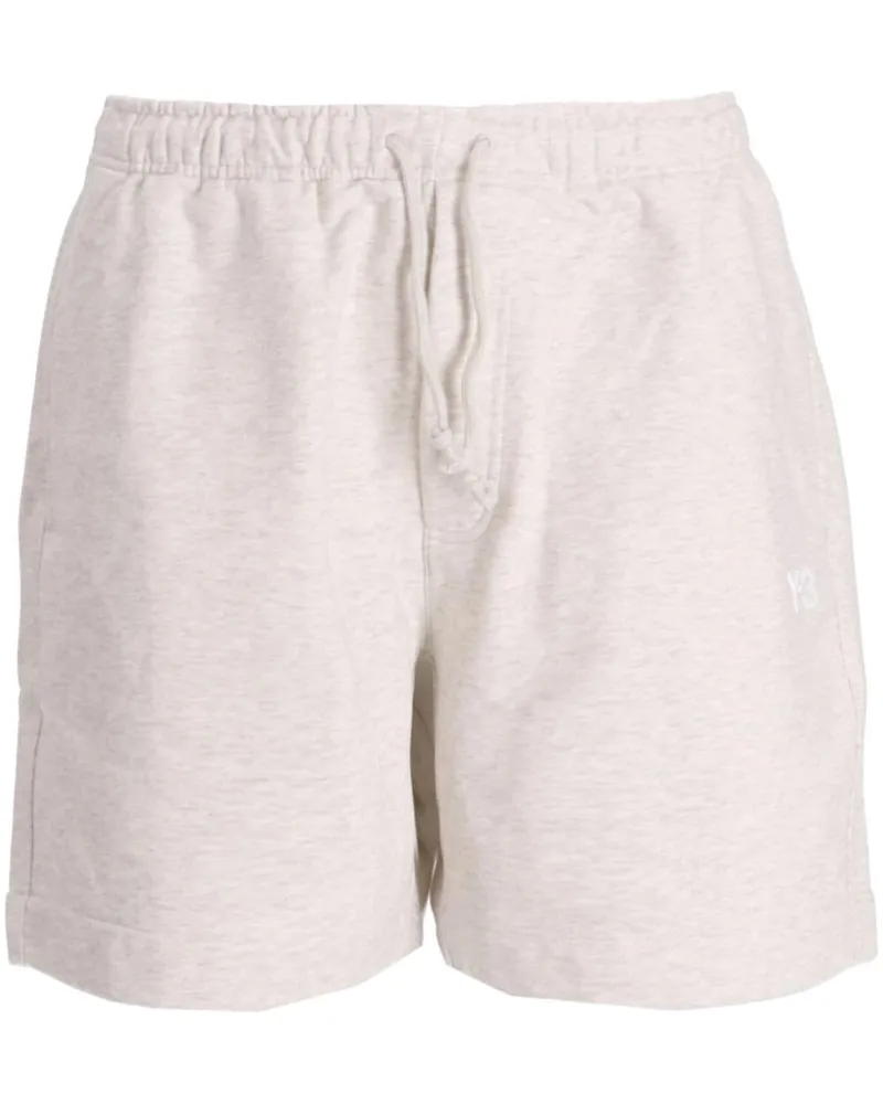 Y-3 Jersey-Shorts mit Kordelzug - Grau Grau