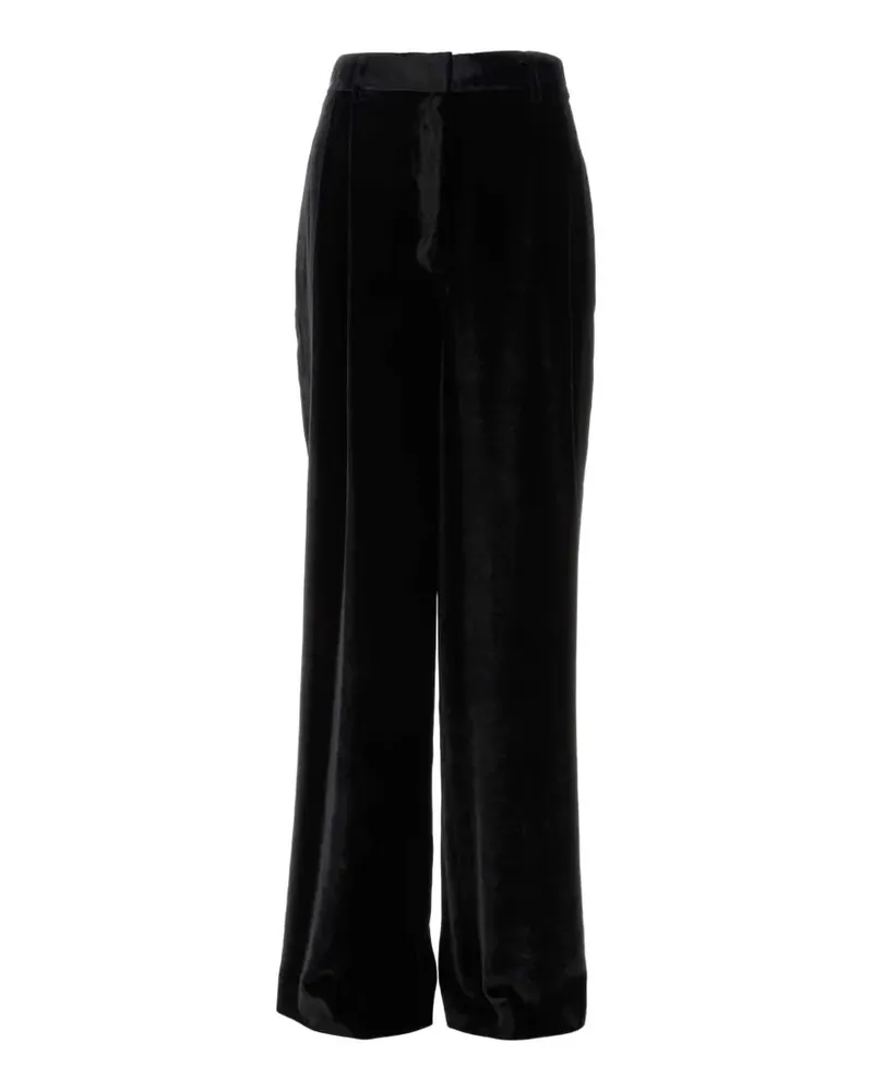 Stella McCartney Hose mit hohem Bund - Schwarz Schwarz