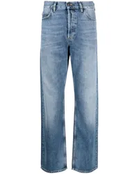 Carhartt WIP Halbhohe Straight-Leg-Jeans Blau