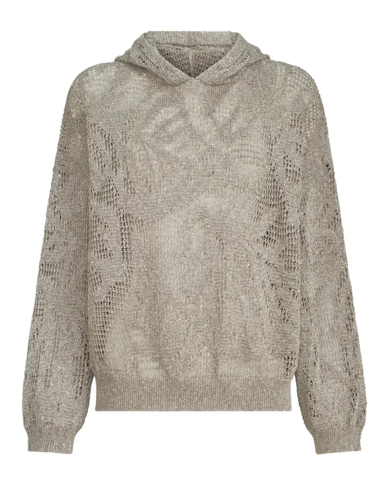 Brunello Cucinelli Langärmeliges Sweatshirt - Nude Nude