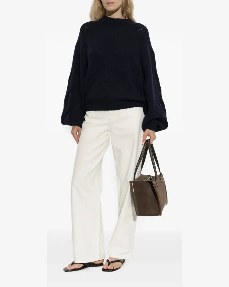 Lisa Yang Runi cable-knit sweater - Blau Blau