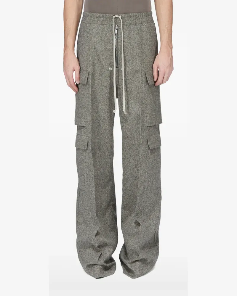 Rick Owens Weite Cargohose - Grau Grau