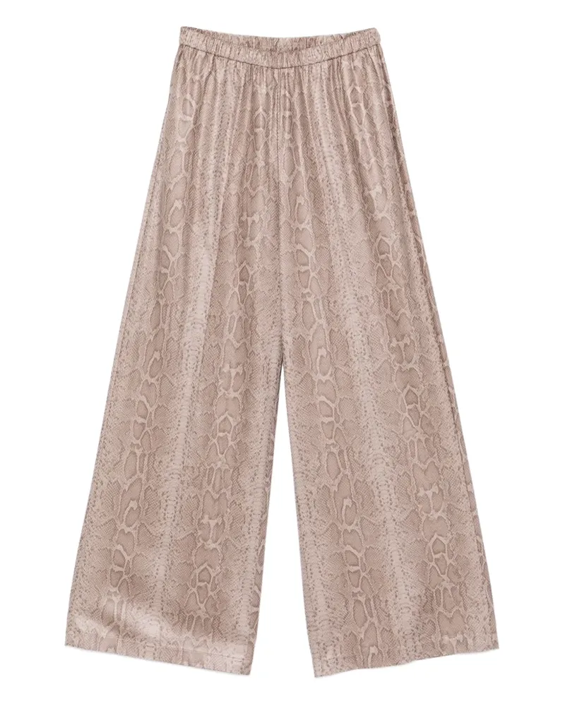 forte_forte Hose mit elastischem Bund - Nude Nude