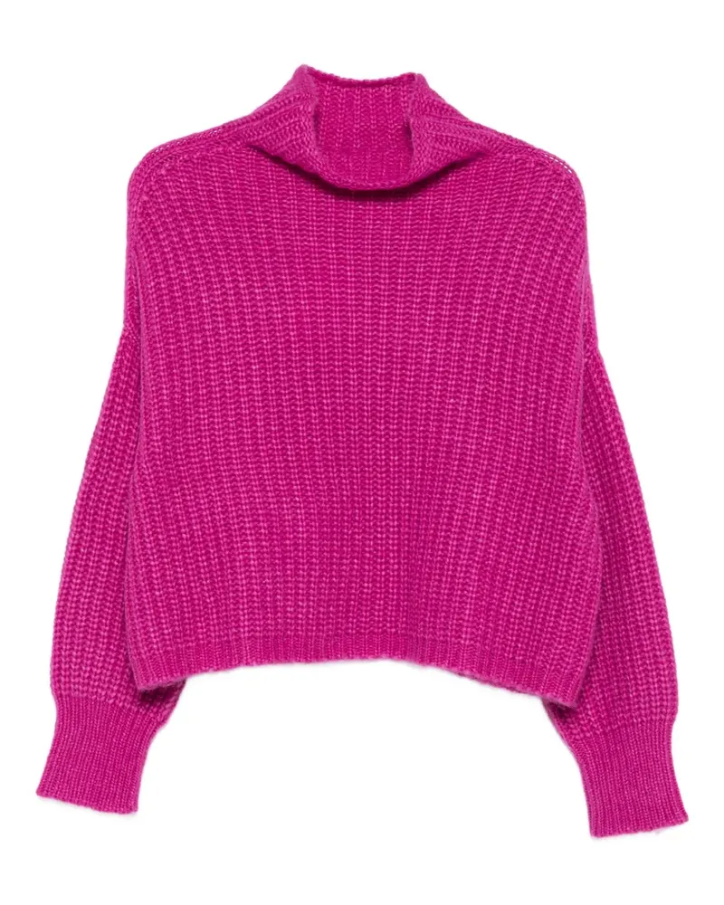 Ulla Johnson Veron high-neck ribbed sweater - Rosa Rosa