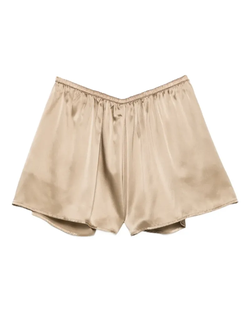 Enza Costa elasticated-waistband shorts - Braun Braun