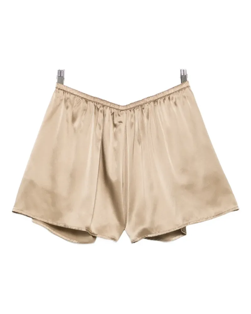 Enza Costa elasticated-waistband shorts - Braun Braun