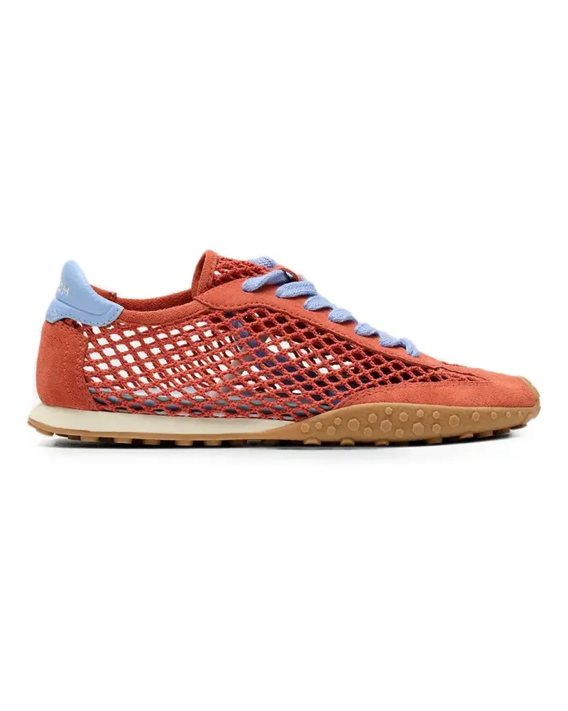 HOFF Bridge Fishnet Sneakers mit Wildledereinsätzen - Orange Orange