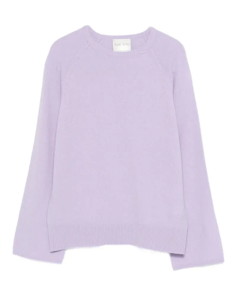 forte_forte Langärmeliger Pullover - Violett Violett