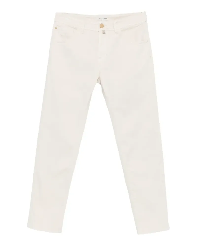 Jacob Cohën logo-patch straight-leg jeans - Nude Nude