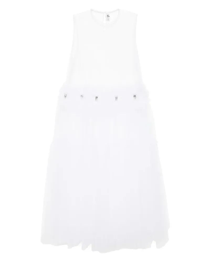 Noir Kei Ninomiya Kleid mit abnehmbarem Rock - Weiß Weiß