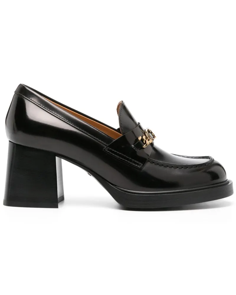 TOD'S Pumps mit Logo-Schild 65mm - Schwarz Schwarz