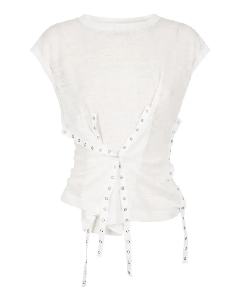 RXQUETTE snap-button top - Nude Nude