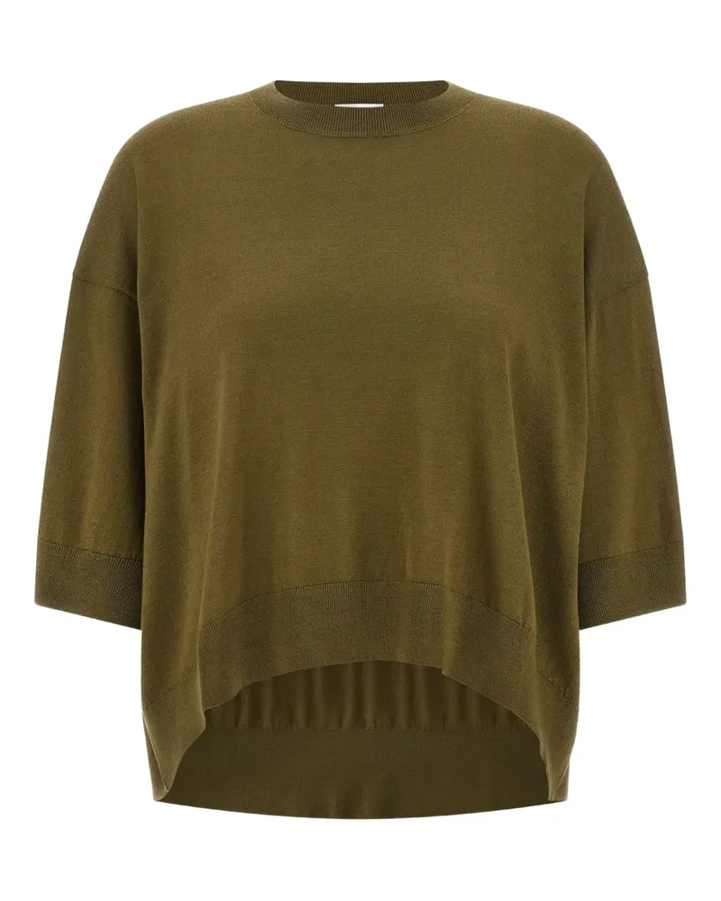 NUDE Pullover mit asymmetrischem Saum - Grün Grün