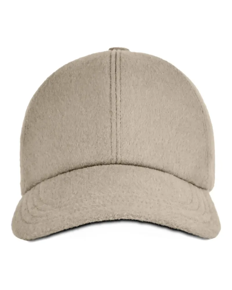 Fay logo-detail baseball cap - Nude Nude