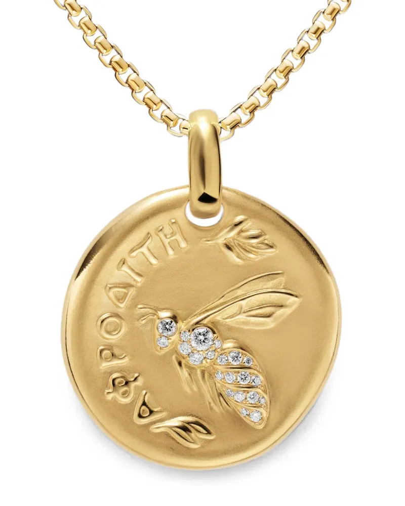 David Yurman Aphrodite Amulett mit Diamant - Gold Gold