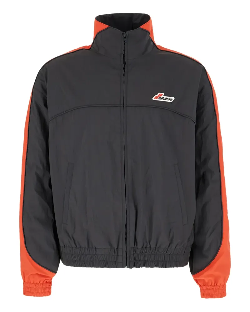 WE 11 DONE Bomberjacke mit Kontrasteinsätzen - Schwarz Schwarz