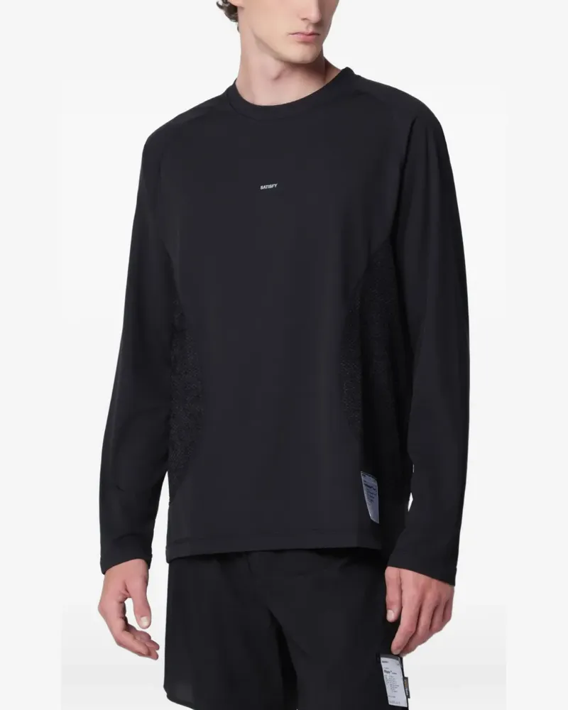 Satisfy FuzzFleece™ Octa® T-Shirt - Schwarz Schwarz