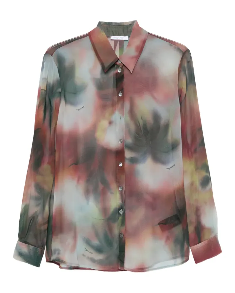 Patrizia Pepe Hemd mit Print - Rot Rot