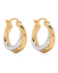 Missoma x Lucy Williams Chunky Entwine hoop earrings Gold