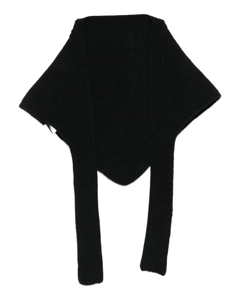 Jacquemus triangular scarf - Schwarz Schwarz