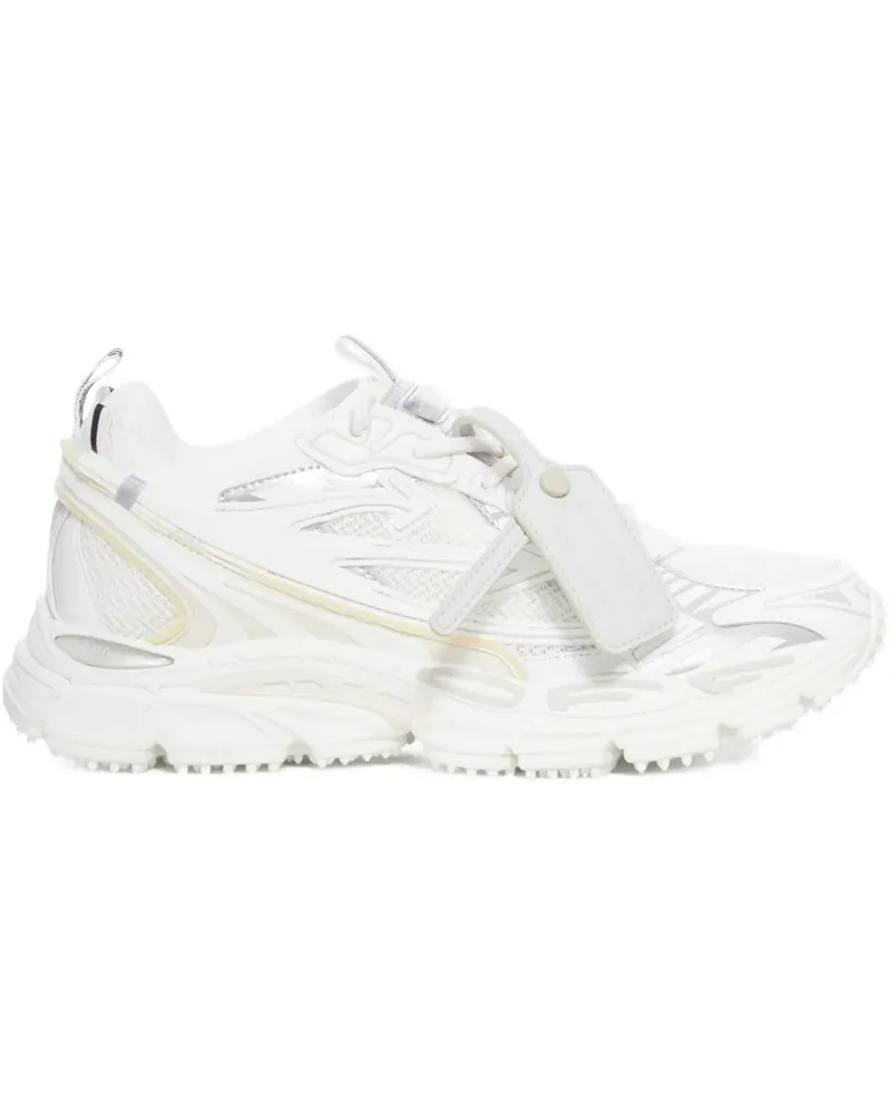 OFF-WHITE Sneakers mit Leder-Detail - Weiß Weiß
