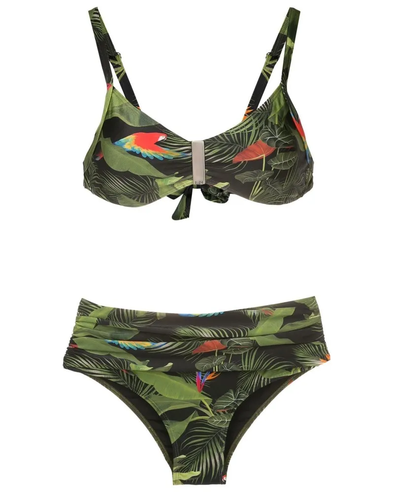 Lygia & Nanny Bikini mit Print - Grün Grün
