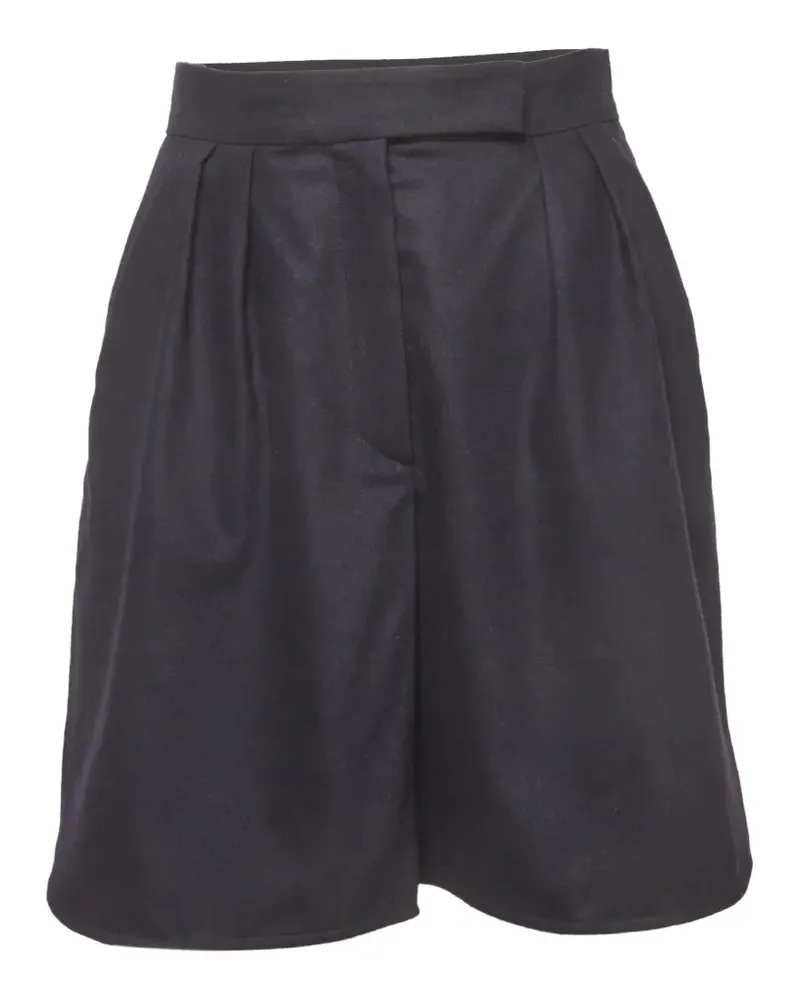 Max Mara Minirock mit abgerundetem Saum - Blau Blau
