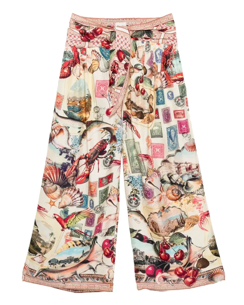 Camilla Notes From the Road Hose mit weitem Bein - Nude Nude
