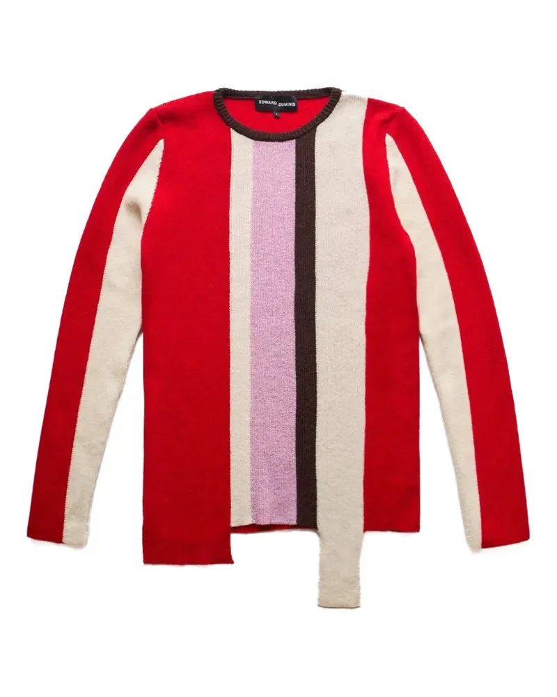 Edward Cuming intarsia striped top - Rot Rot