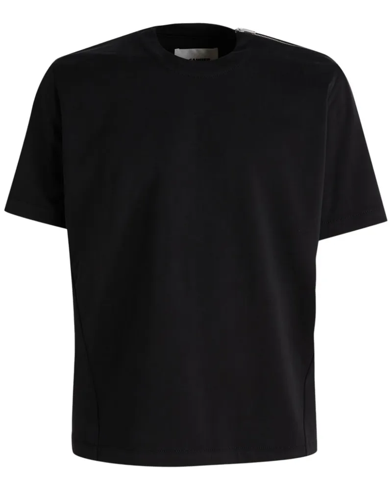 Jil Sander Klassisches T-Shirt - Schwarz Schwarz