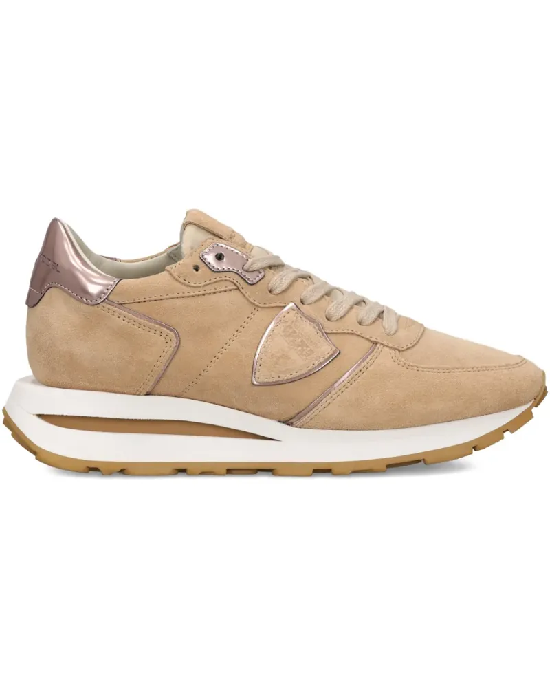 Philippe Model Tropez Haute Low Sneakers - Nude Nude