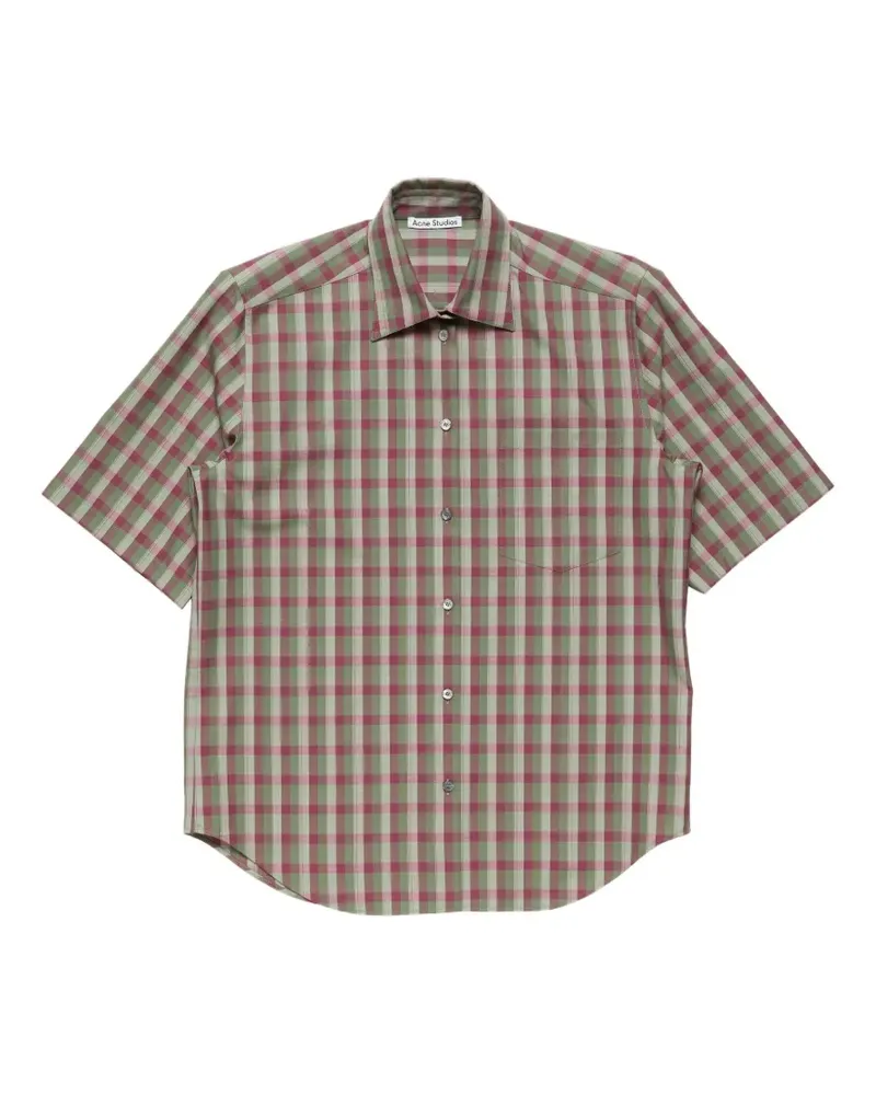 Acne Studios Kariertes Hemd - Grün Grün