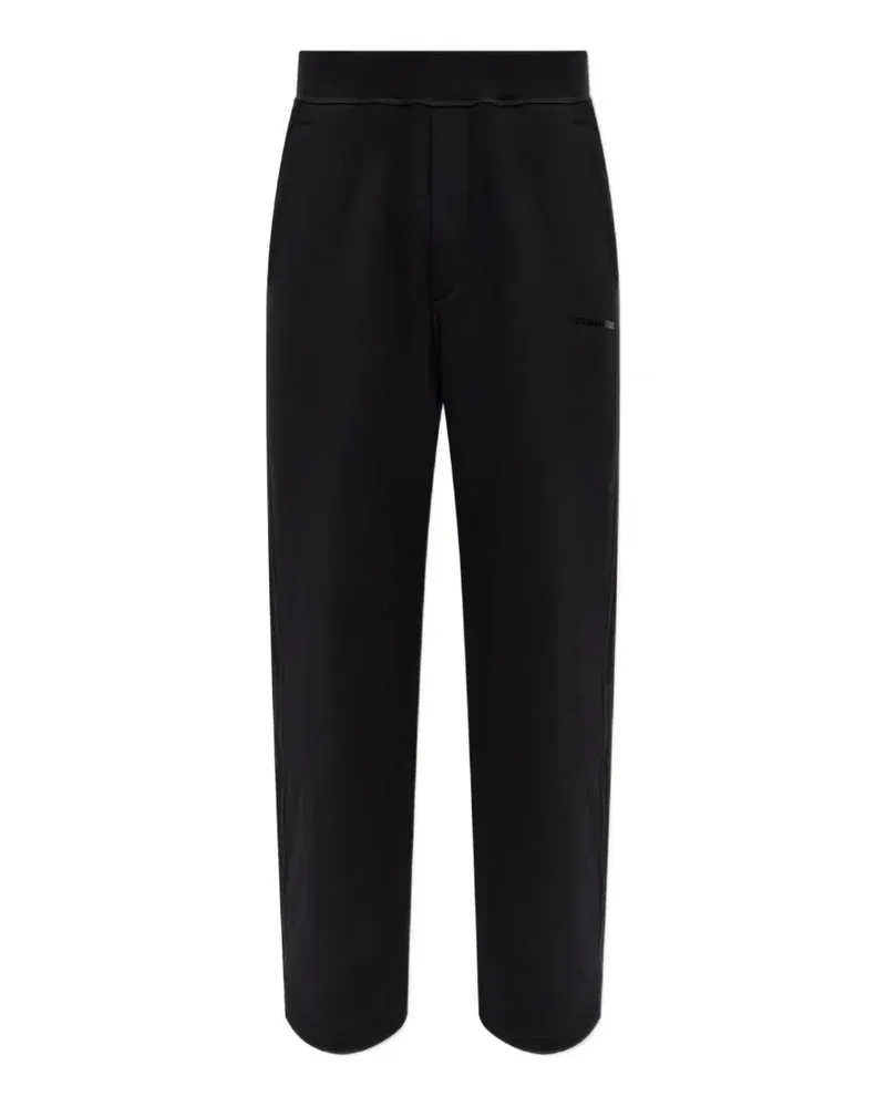Dsquared2 logo-patch track pants - Schwarz Schwarz