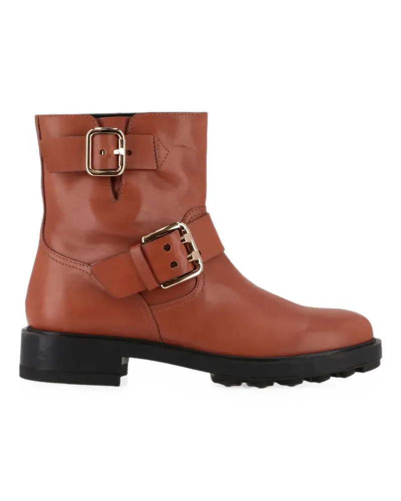 TOD'S Stiefel mit Schnalle - Braun Braun