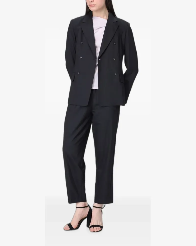 TELA double-breasted blazer - Schwarz Schwarz