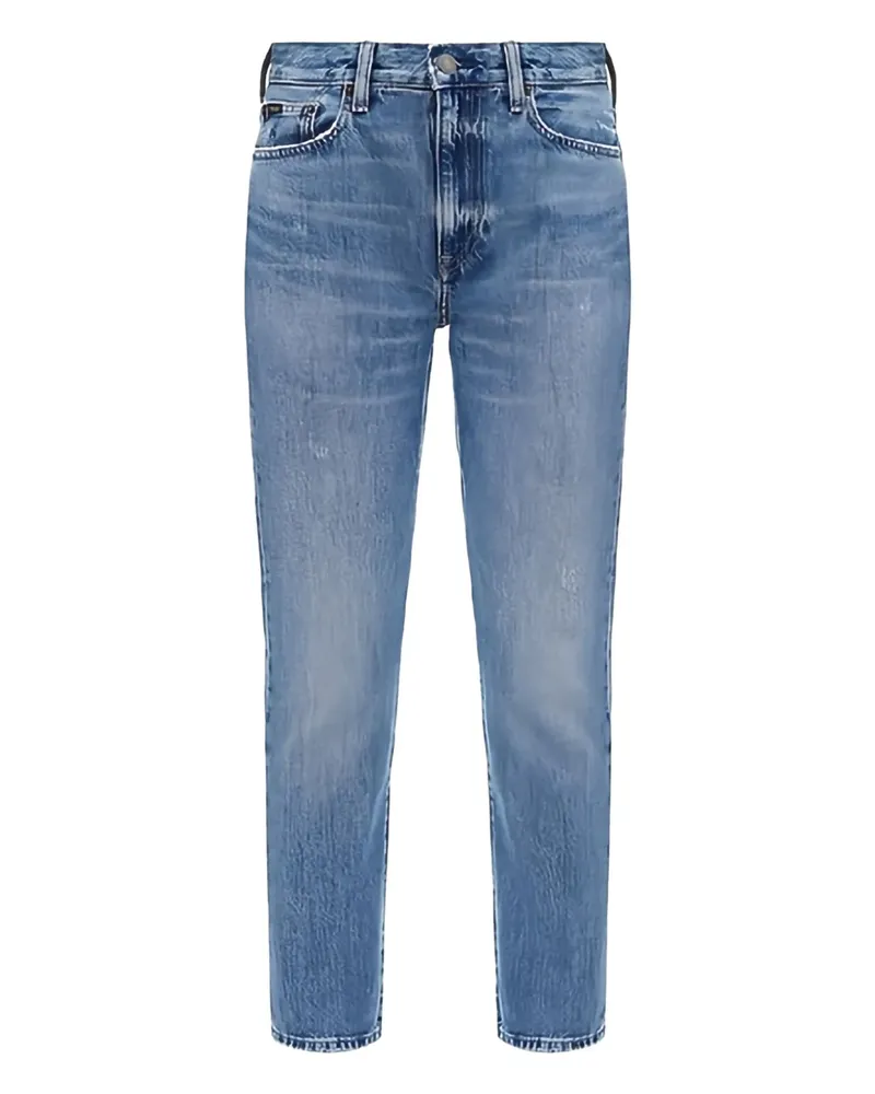 Ralph Lauren Ausgeblichene Straight-Leg-Jeans - Blau Blau