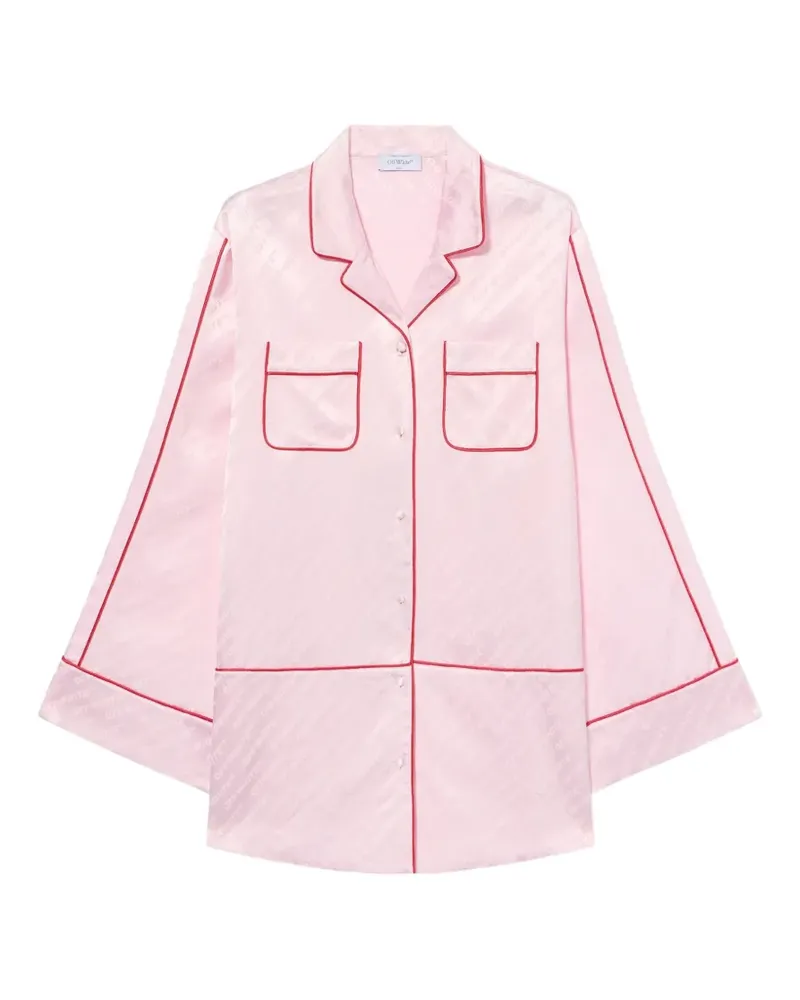 OFF-WHITE New Roxy Satinkleid - Rosa Rosa