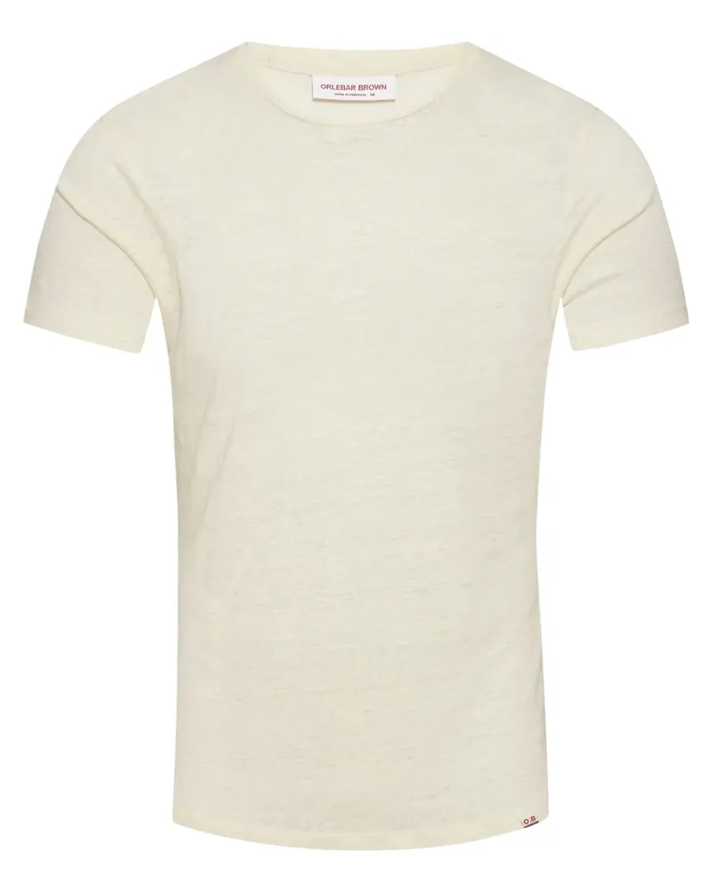 Orlebar Brown T-Shirt aus Leinen - Weiß Weiß