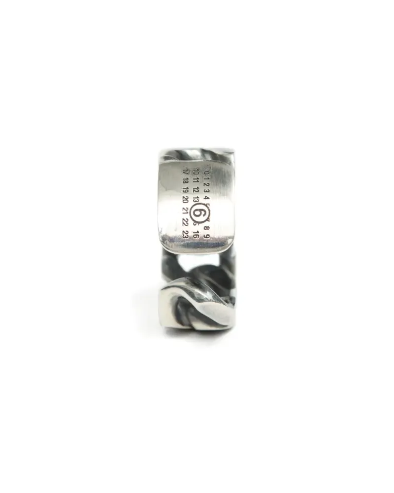 Maison Margiela Ear Cuff im Kettendesign - Silber Silber
