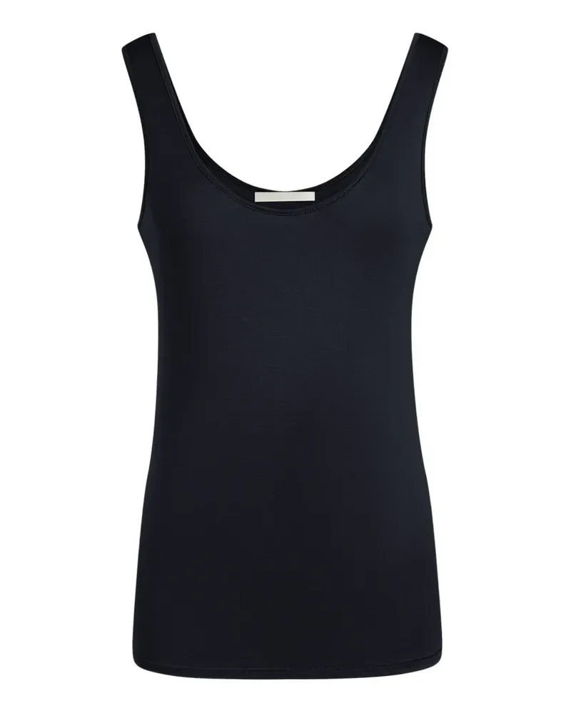 12 STOREEZ Cassiopeia silk top - Schwarz Schwarz