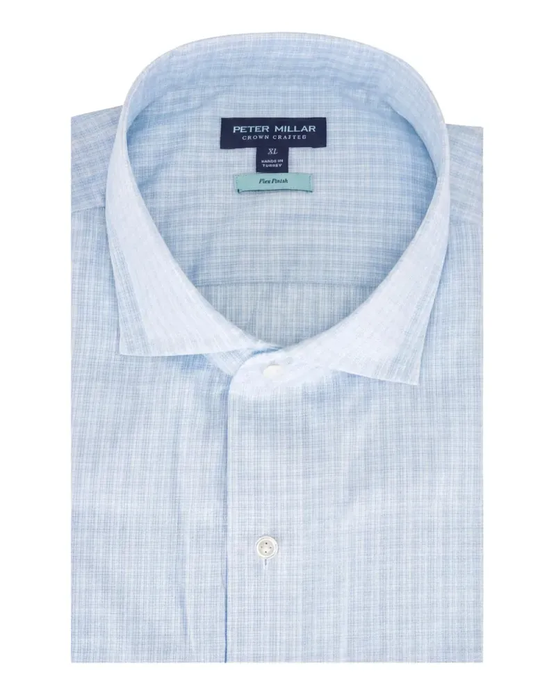 Peter Millar Crown Crafted Hemd mit Karomuster - Blau Blau