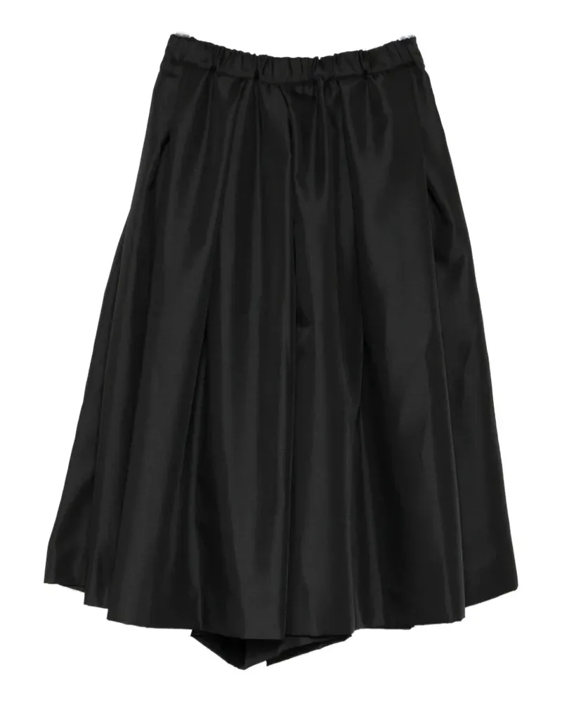 Comme des Garçons pleated midi skirt - Schwarz Schwarz